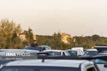 ترافیک اتوبان کرج - قزوین پس از اعلام تعطیلات چند روزه!