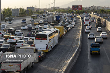 آخرین وضعیت ترافیکی معابر اصلی و بزرگراهی شهر تهران