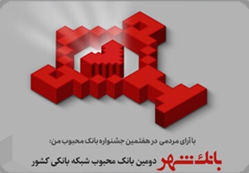 بانک شهر دومین بانک محبوب شبکه بانکی کشور شد