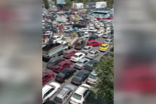 ببینید | ترافیک سنگین در کابل در آستانه تسلیم قدرت به طالبان