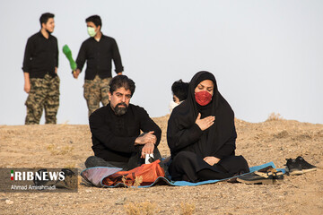 احیا سنت عزاداری در صحرای سمنان