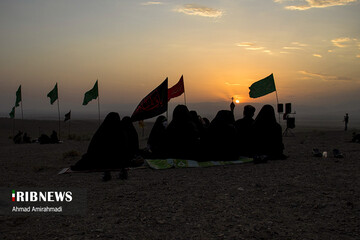 احیا سنت عزاداری در صحرای سمنان