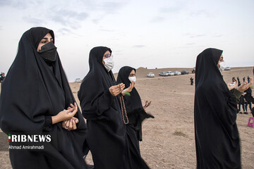 احیا سنت عزاداری در صحرای سمنان