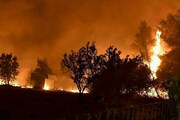 ببینید | آتش سوزی‌های گسترده در یونان
