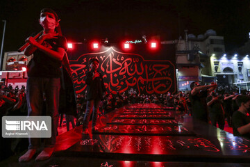 مراسم عزاداری شب عاشورا در امامزاده صالح (ع)‎