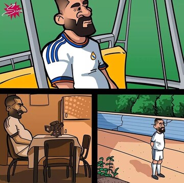 روزهای افسردگی کریم بنزما رو ببینید!