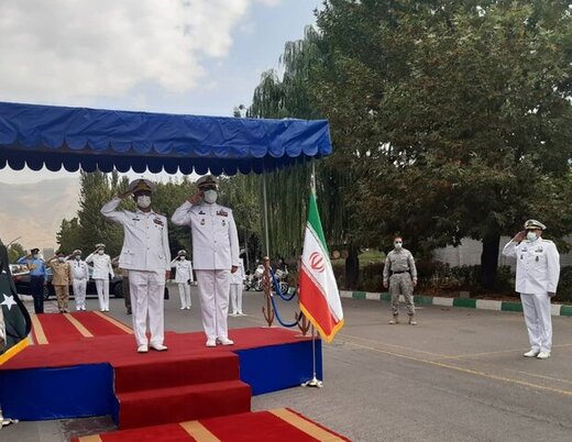 اولین دیدار نظامی فرمانده جدید نیروی دریایی ارتش با یک مقام خارجی