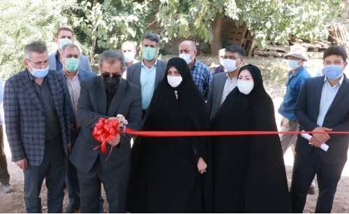 یک طرح سامانه آبیاری نوین در شهرستان آبیک افتتاح شد