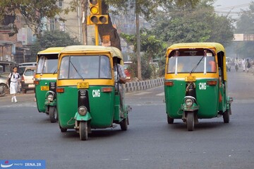 تصاویر | رانندگان "ریکشا" در هند هم واکسن زدند