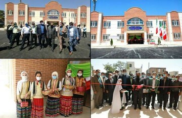 یک مدرسه ۱۲کلاسه در تاکستان افتتاح شد