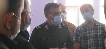 بازدید فرمانده بهداری نیروی زمینی سپاه از بیمارستان جدید آیت اله طالقانی آبادان