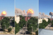 ببینید | کشته شدن ۴ شهروند قزاقستان بر اثر انفجار انبار مهمات