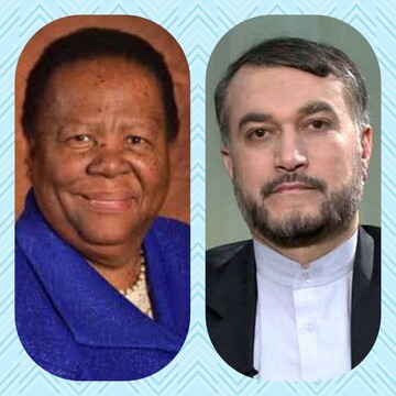 گفتگوی تلفنی وزیران خارجه ایران و آفریقای جنوبی