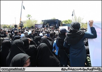 حضور و سخنرانی در جمع عزادران امام سجاد (ع) در زابل