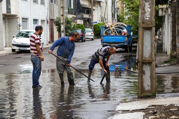 آبگرفتگی معابر عمومی - رشت