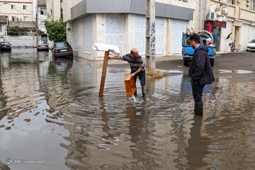آبگرفتگی معابر عمومی - رشت