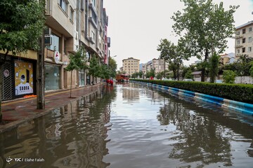آبگرفتگی معابر عمومی - رشت
