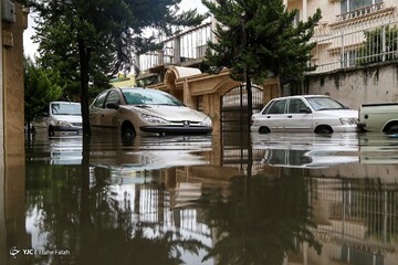 آبگرفتگی معابر عمومی - رشت