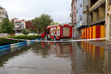آبگرفتگی معابر عمومی - رشت