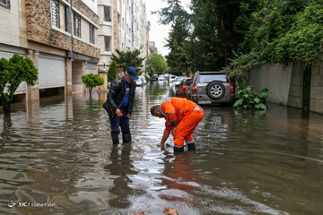 آبگرفتگی معابر عمومی - رشت
