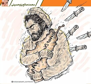ببینید خنجرهایی که از پشت احمد مسعود را زخم زد!