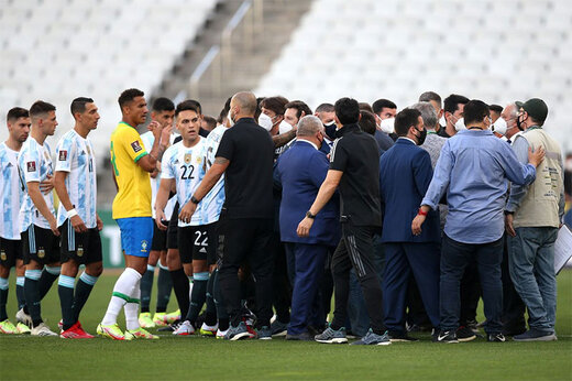 ببینید | توضیحات جواد خیابانی در خصوص علل توقف مسابقه برزیل و آرژانتین