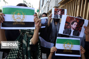 تصاویر | تجمع اعتراضی افغانستانی‌های مقیم تهران مقابل سفارت پاکستان