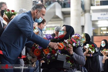 بازگشت قهرمانان پارالمپیک به وطن