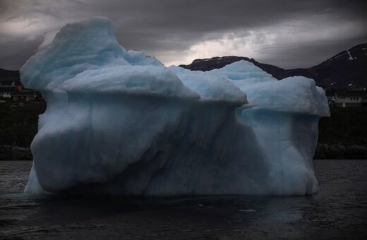 تصاویری از کوه های یخی در گرین لند