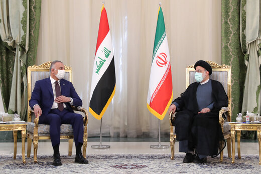 استقبال رسمی آیت الله رئیسی از نخست وزیر عراق
