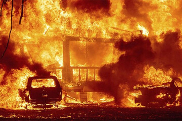 تصاویر | جهنم در کالیفرنیا