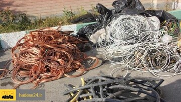 سارقان حرفه‌ای ۶۰۰ متر کابل برق مترو را دزدیدند