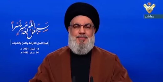 پیام دبیرکل حزب‌الله به مردم لبنان در آستانه ورود سوخت از ایران