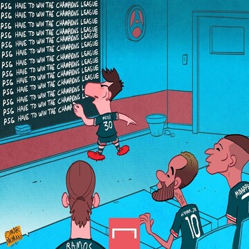 درس دادن مسی به پاریسی‌ها را ببینید!