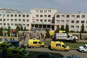 ببینید | اولین تصاویر از لحظات شروع تیراندازی مرگبار در دانشگاه «پرم» روسیه