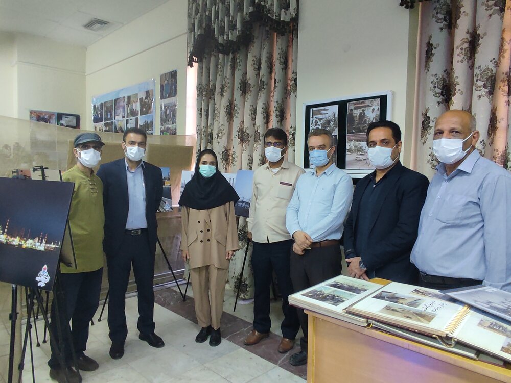 نمایشگاه لباس سربازی در فرهنگسرای نفت آبادان