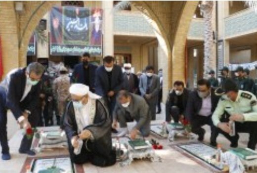 تجدید میثاق با آرمان‌های شهدای هشت سال دفاع مقدس در کیش