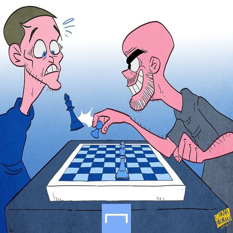 مهارت گواردیولا در شطرنج رو ببینید!
