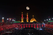تصاویر | قاب‌های تاثیرگذار از کربلا در شب اربعین حسینی