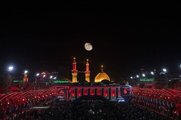 تصاویری از کربلا در شب اربعین حسینی
