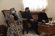 دیدار استاندار البرز با خانواده‌های شهدا و ایثارگران