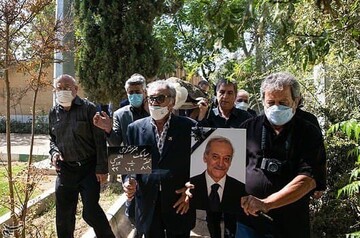 مراسم تشییع پیکر زنده یاد سیامک اطلسی