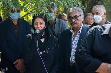 مراسم تشییع پیکر زنده یاد سیامک اطلسی