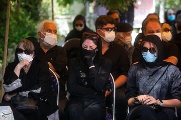 مراسم تشییع پیکر زنده یاد سیامک اطلسی