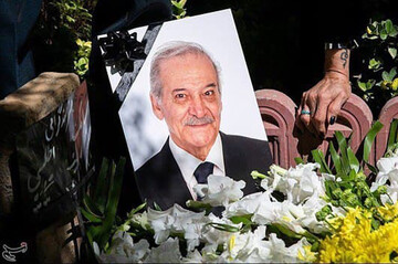 تصاویر | مراسم تشییع پیکر زنده یاد سیامک اطلسی