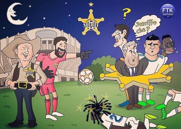 ببینید: کلانتر، مادریدی‌ها را اعمال قانون کرد!