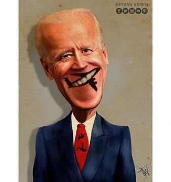 لبخند مرگبار بایدن به افغانستان را ببینید! 