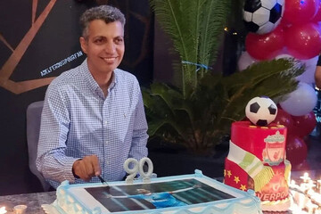 تصاویر | قاب‌های جالب از جشن تولد عادل فردوسی‌پور