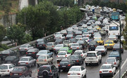 ترافیک سنگین در تهران