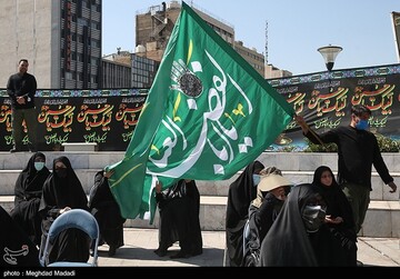 عزاداری ۲۸ صفر در میدان هفت‌تیر تهران